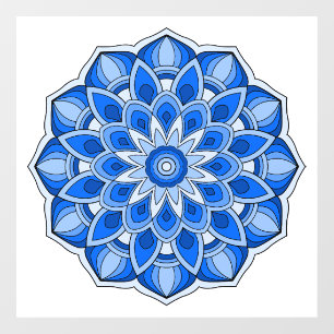 Mandala in blue