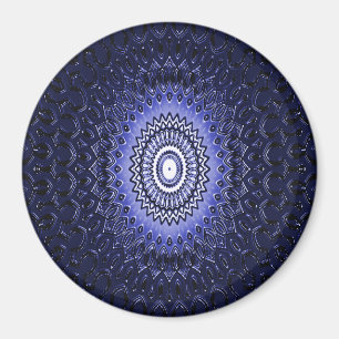 Mandala in Blue..... Magnet