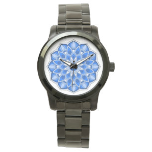 Mandala in blue watch