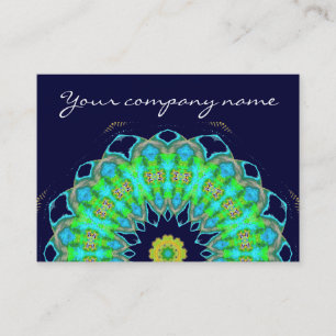 mandala in colours business card