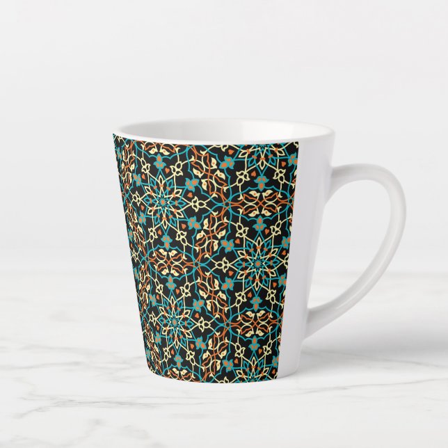 Mandala Inspiration 6 Latte Mug (Right)