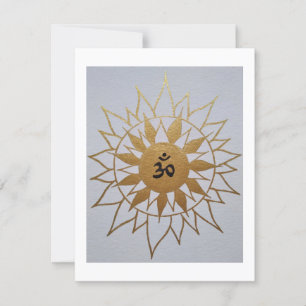 Mandala Karte white  Card