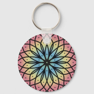 Mandala Key Ring