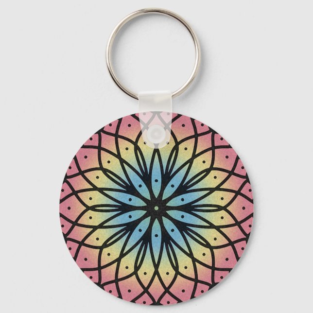 Mandala Key Ring (Front)