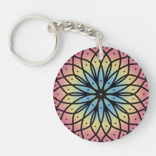 Mandala Key Ring