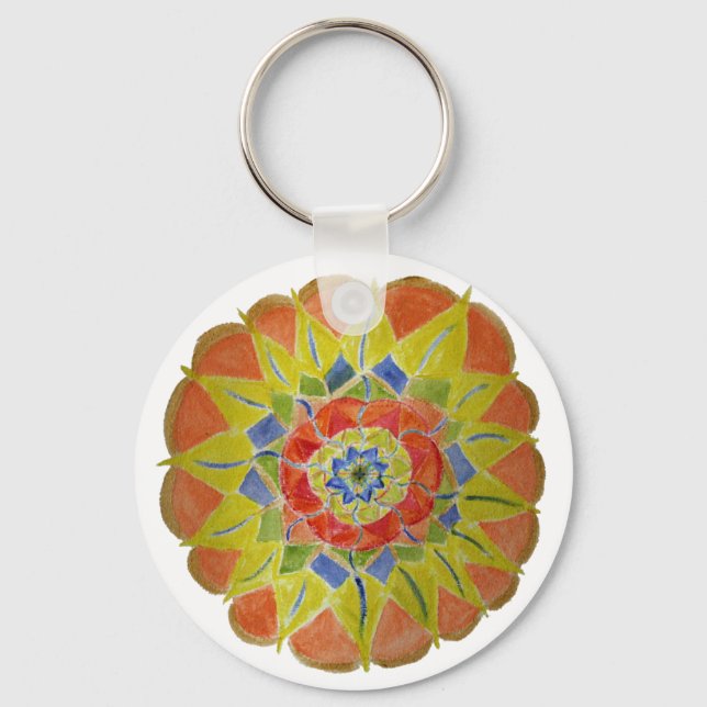 Mandala Key Ring (Front)