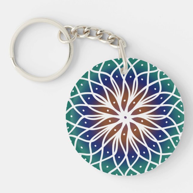 Mandala Key Ring (Front)