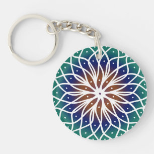 Mandala Key Ring