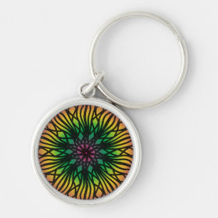 Mandala Key Ring