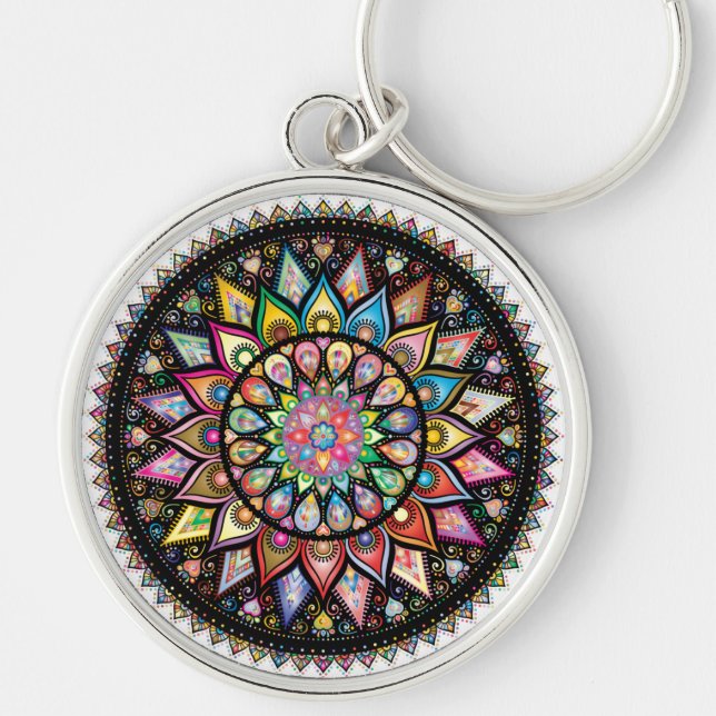 Mandala Key Ring (Front)