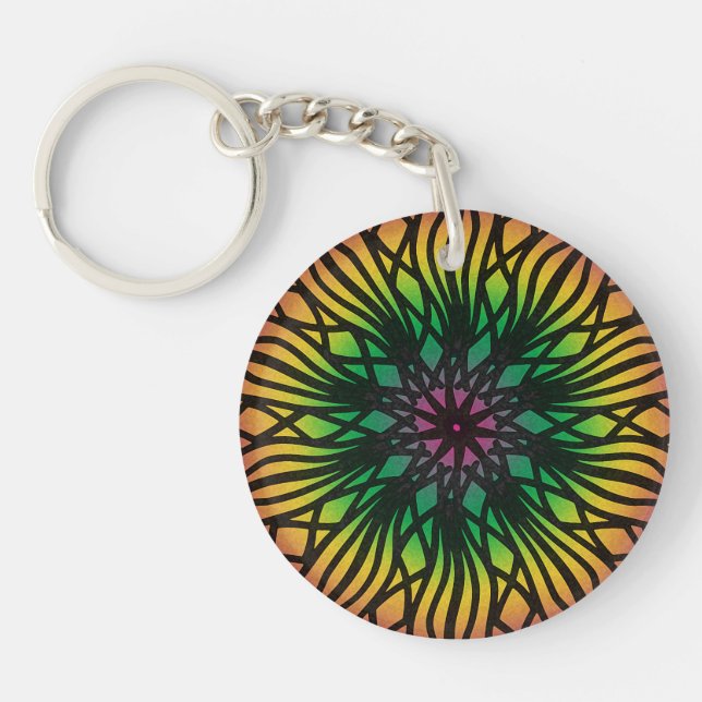Mandala Key Ring (Front)