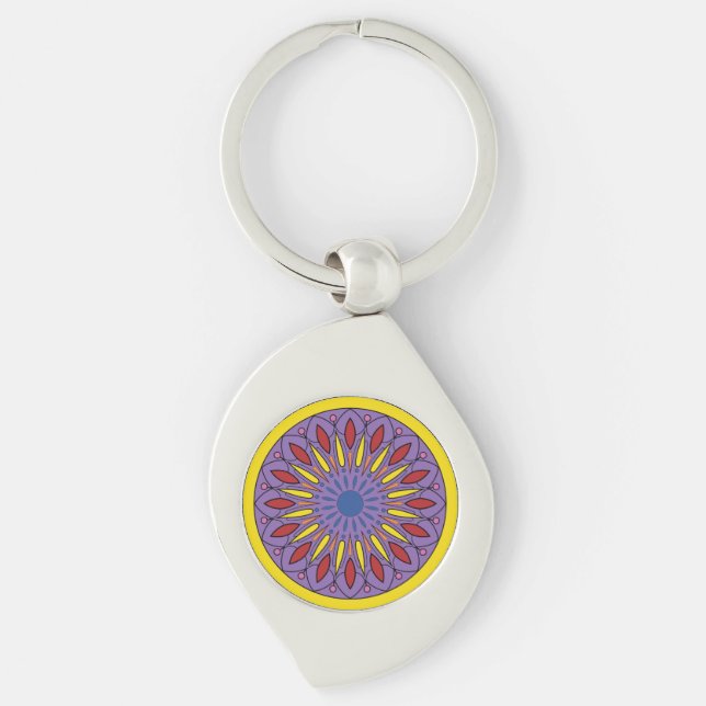 Mandala Key Ring (Front)