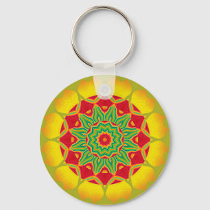 Mandala Keychain