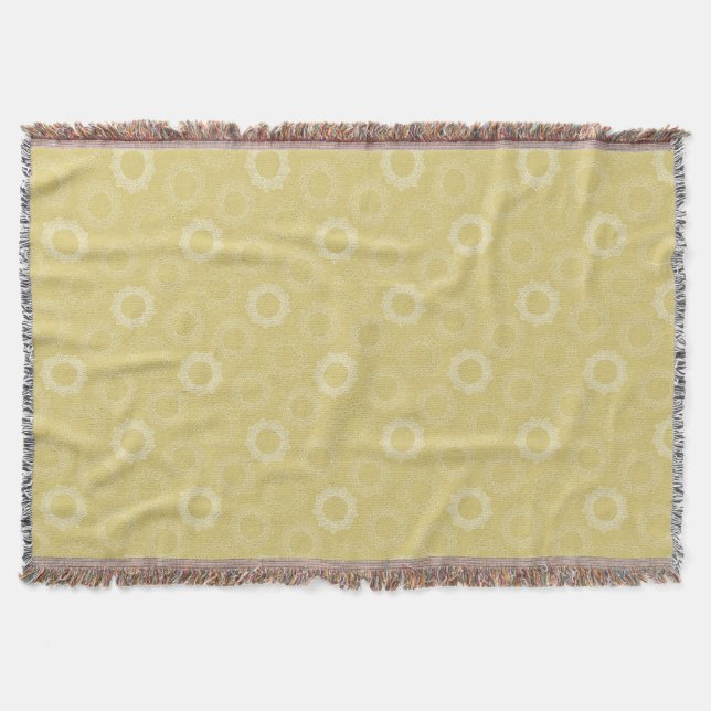 Mandala Lace Throw Blanket (Front)
