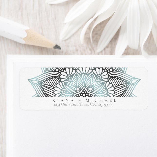 Mandala Lace Wedding Lt. Blue ID968  (Insitu)