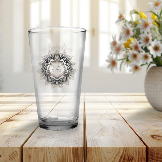 Mandala Lace Wedding Neutrals ID478 Glass (Creator Uploaded)