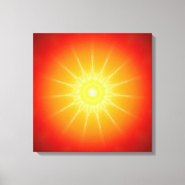 Mandala light spirit canvas print (Front)