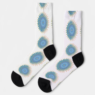 Mandala Lotus Blossom Thunder_Cove Socks
