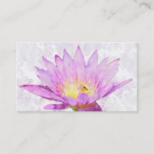MANDALA LOTUS CUSTOMIZED YOGA  INSTRUCTOR BUSINESS CARD