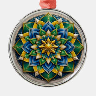 Mandala Luxe Keychain - 01 Metal Tree Decoration