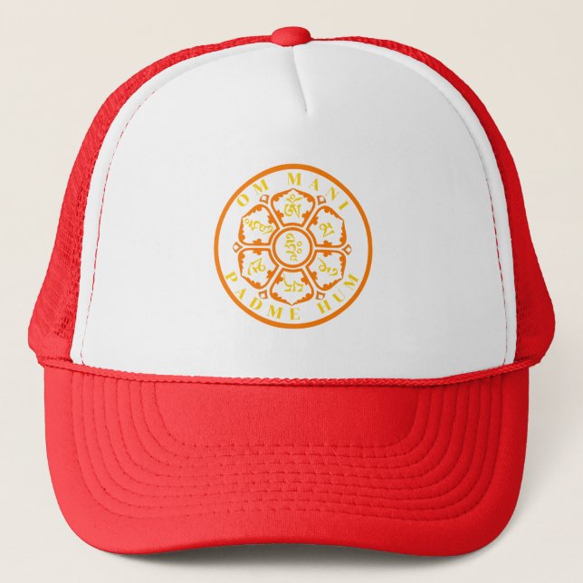Mandala Mantra Trucker Hat (Front)