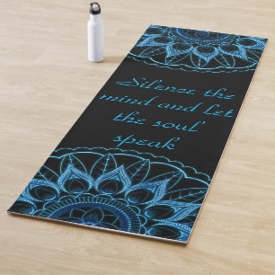 Mandala meditation yoga mat