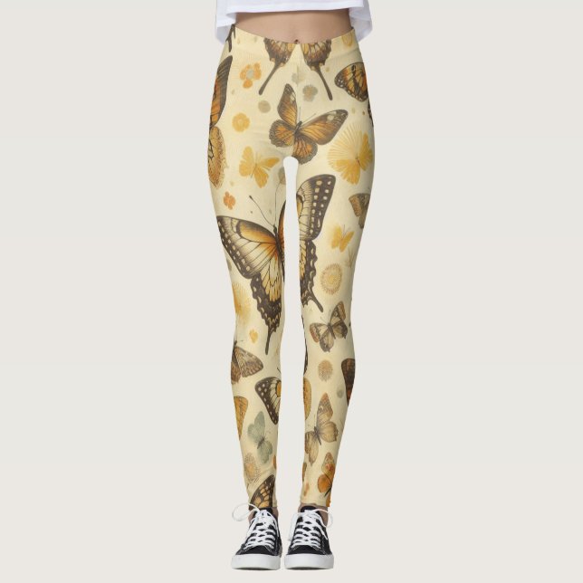 Mandala Midnight  Leggings (Front)