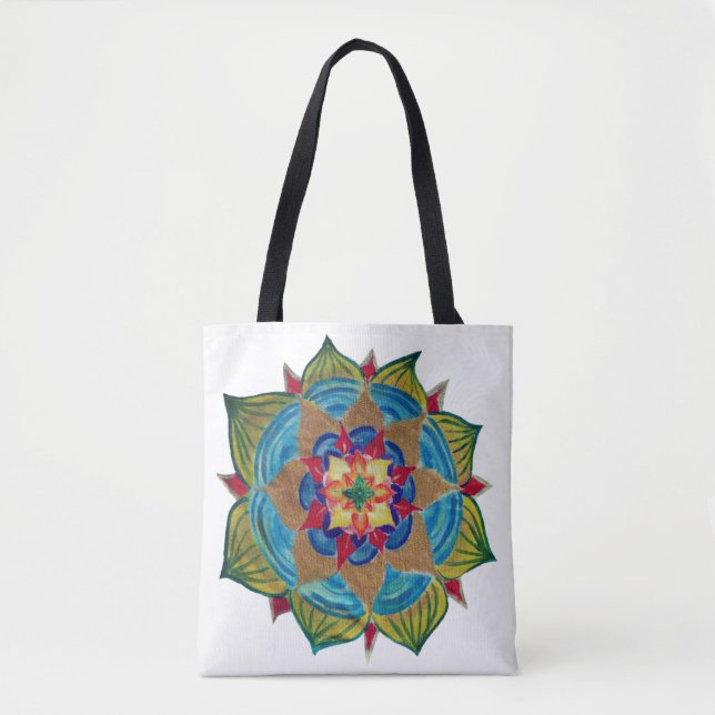 Mandala Mind  All-Over-Print Tote Bag (Front)