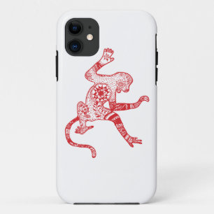 Mandala monkey iPhone SE + iPhone 5/5S iPhone 11 Case