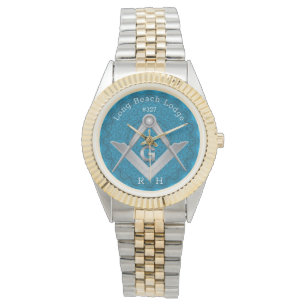Mandala Monogram Masonic Lodge Watch