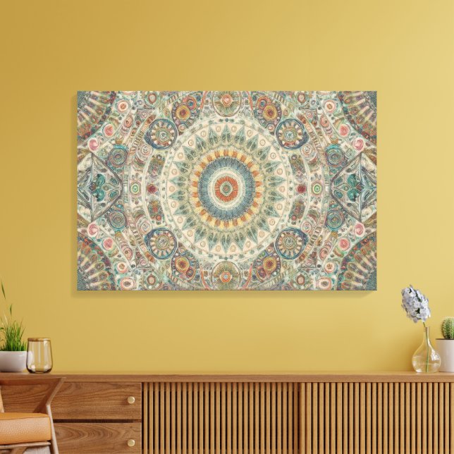 Mandala Mosaic Wall Art (Insitu(LivingRoom))