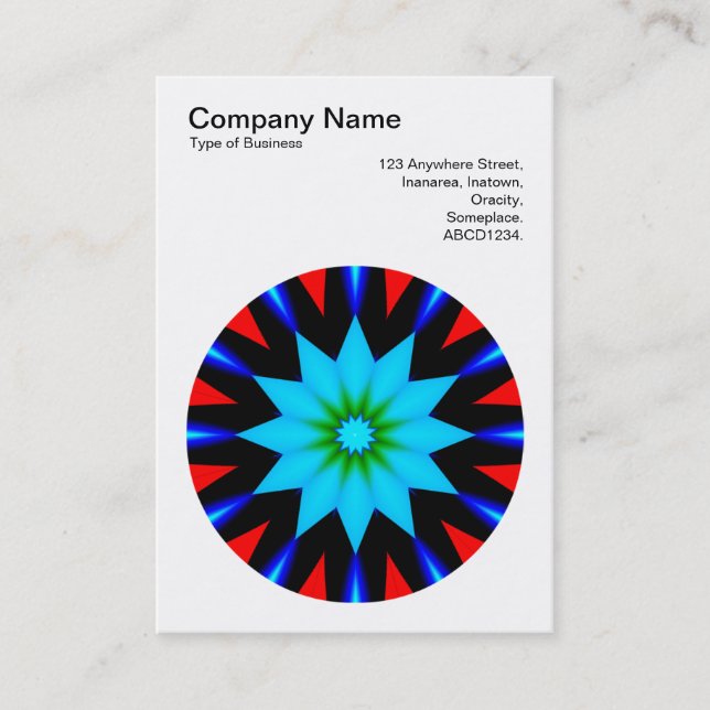 Mandala Motif 012 Business Card (Front)