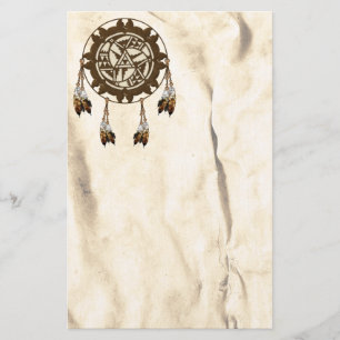 Mandala Native American Stationery