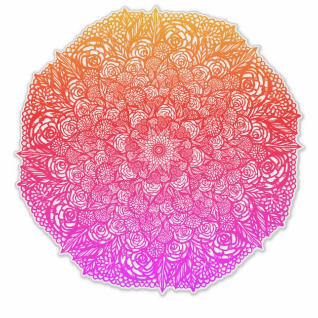 Mandala Nature Floral                              (Front)
