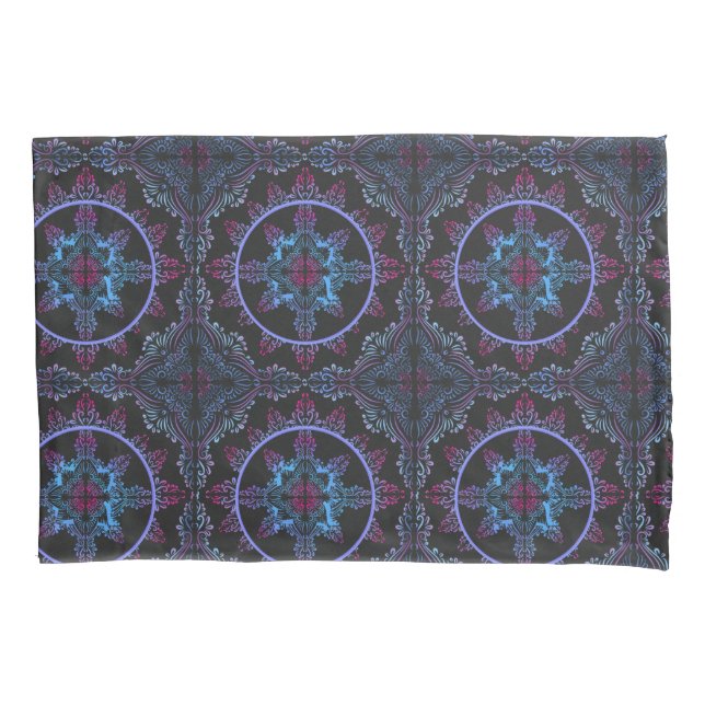 Mandala Night Flower Pillowcase (Front)