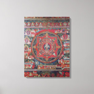 Mandala of Amoghapasa Canvas Print