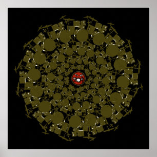 mandala of drums poster