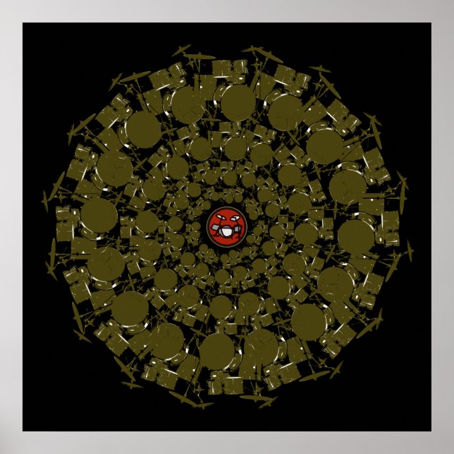 mandala of drums poster (Front)