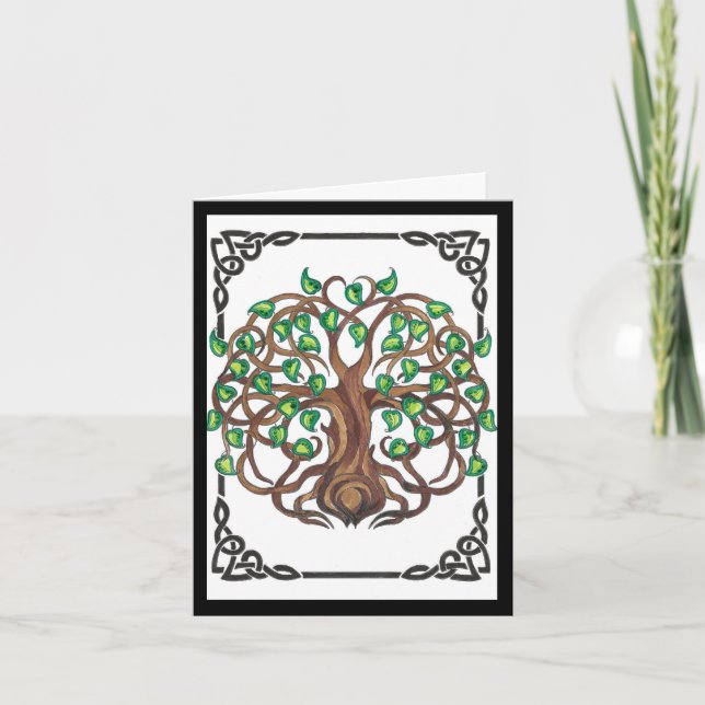 Mandala of Family Tree Card (Front)