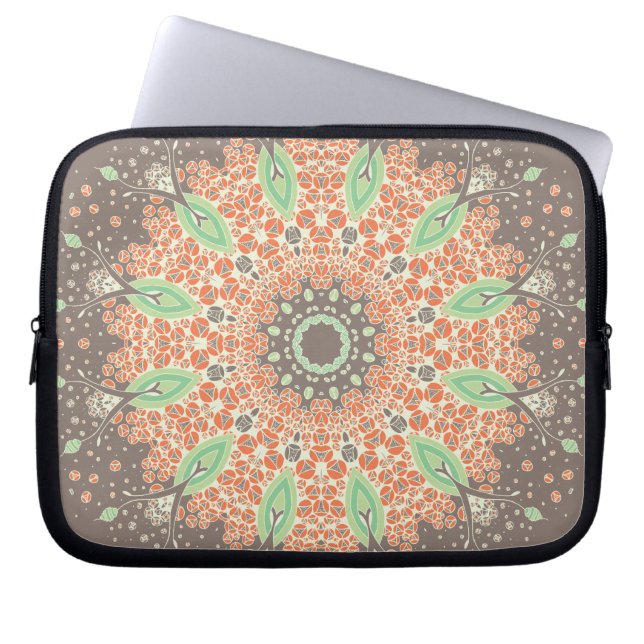 Mandala of Growth Laptop Sleeve (Front)