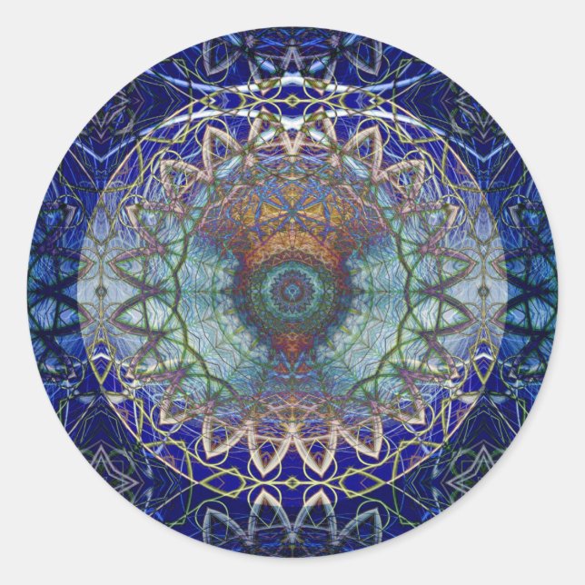 Mandala of the Noedic Web  Stickers (Front)