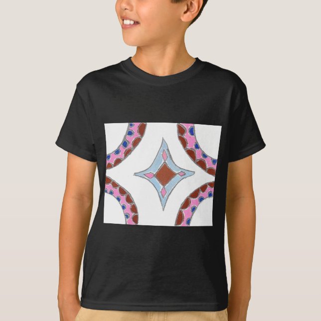 Mandala Oil Painting Art Print T-Shirt (Front)