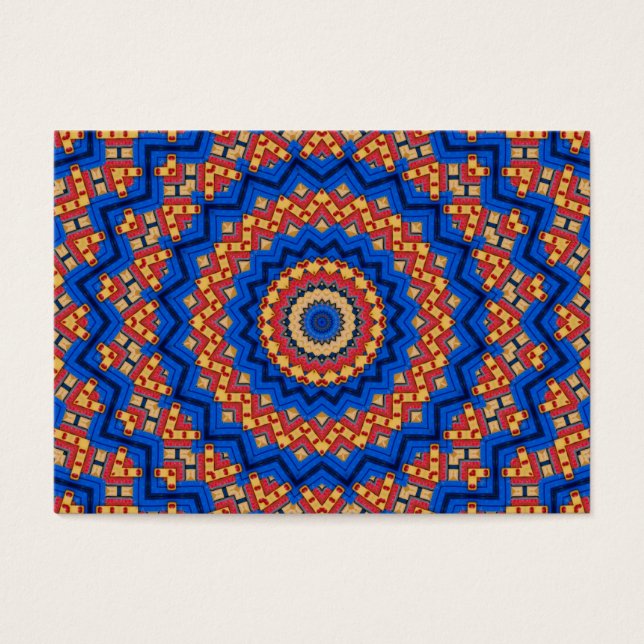 Mandala orange blue (Front)