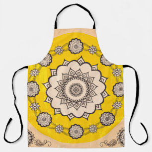 Mandala ornamental design,ethnic style apron