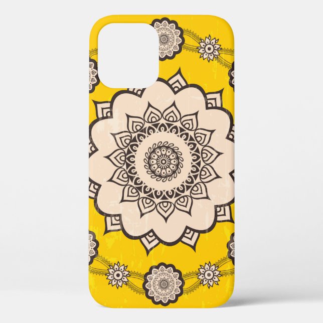Mandala ornamental design,ethnic style Case-Mate iPhone case (Back)