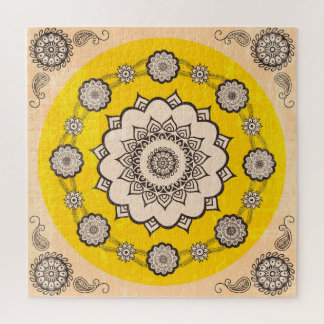 Mandala Ornamental: Ethnic Style Design. Jigsaw Puzzle