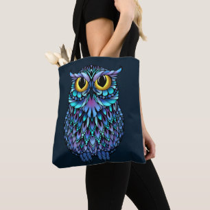 Mandala Owl Tote Bag