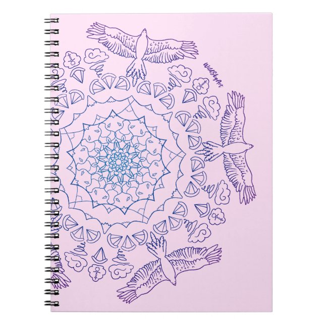 Mandala Paragliding Notebook (Front)