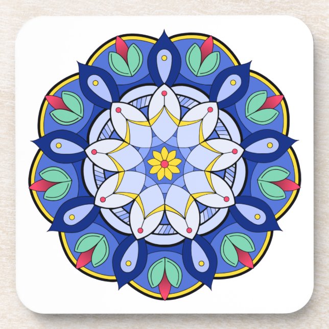 Mandala Pattern 01 Coaster (Front)