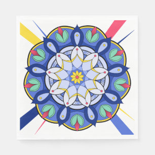 Mandala Pattern 01 Napkin
